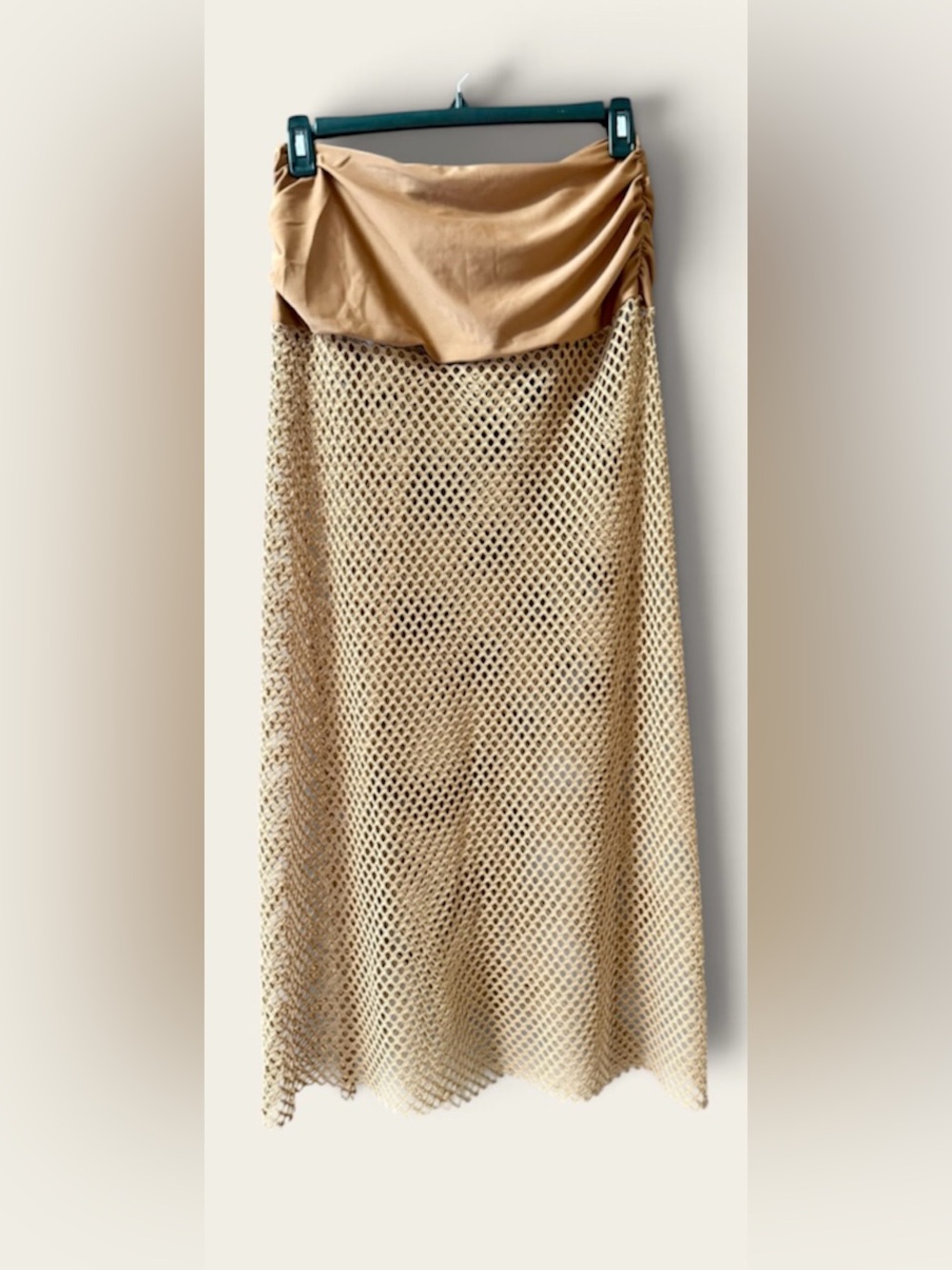 Brown swimsuit cover up dress - one size